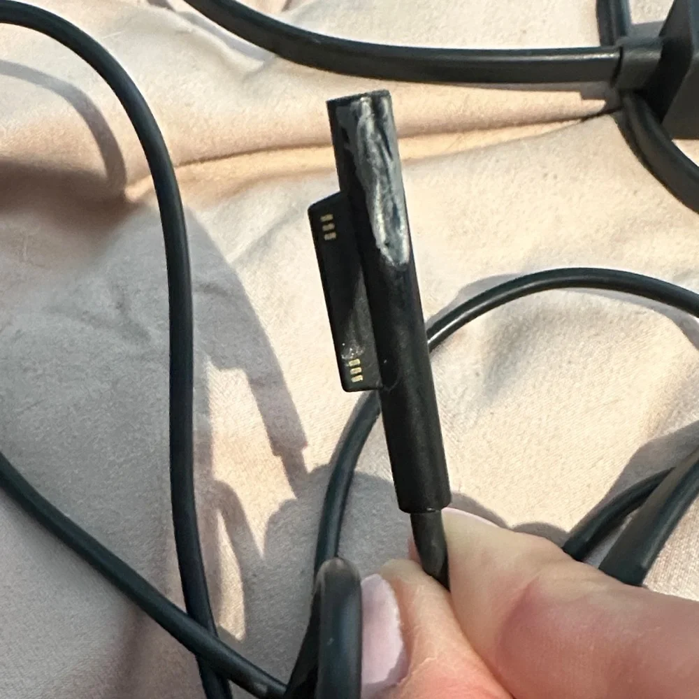 Set of 2. Microsoft pro charger. listing Includes 2 chargers. 65w
